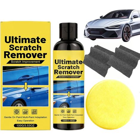 NanoPolix Spray Anti-rayures,Nanofix Pro Scratch Remover,Efface Rayures Chiffon Voiture,Efface Anti Rayure Profonde Voitures Carrosserie,Chiffon Anti Rayures Pour Réparation Voitures (1Set) (1/5)