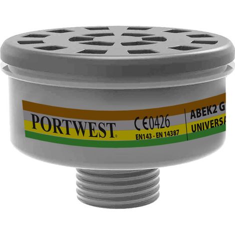 Filtro para gases ABEK2, con rosca universal P926 (precio pack 4 uds)