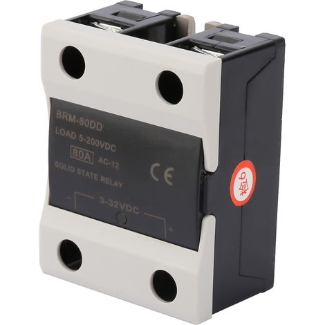 Relais statique BRM-80DD pour communication et commande CC, 3-32 V, 80 A (1/5)