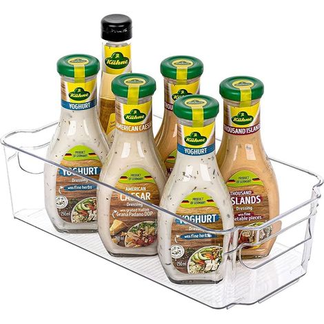 Boîte De Rangement Pour Réfrigérateur - Boîte Transparente En Polyéthylène - Pour Frigo Congélateur Placard Cuisine - Lot De 6 (1/5)