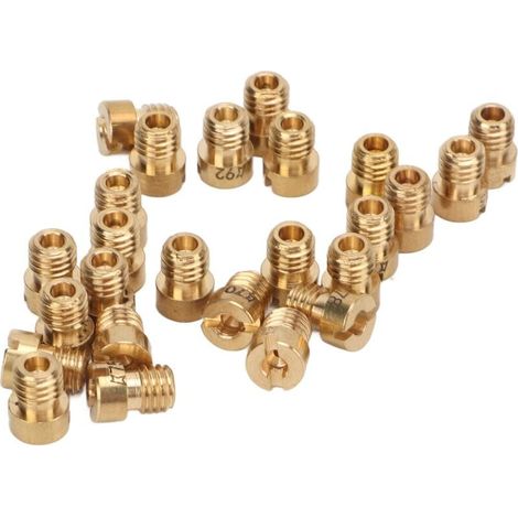 Vergaser-Hauptverriegelungssatz, 25-teiliges Motorrad-Vergaser-Hauptverriegelungssatz 55 115 M5 Mtal-Zubehör für Dellorto PHBG 21 PHBG 19,5 PHBG 19 (1/5)
