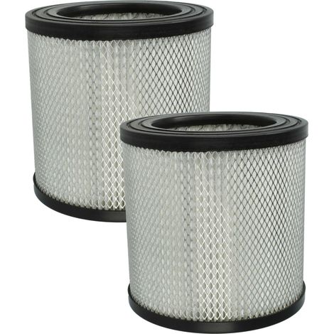 vhbw 2x filtre plissé remplacement pour Scheppach STM42677 pour aspirateur noir / blanc / argenté (1/4)