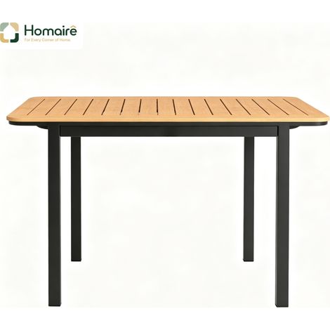 Brauner Esstisch aus Metall 127 x 70 x 75 cm HOMAIRE (1/5)