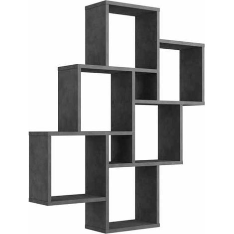 Étagère Murale Design "Riolo" 94cm Marron (1/3)