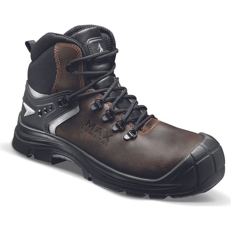 Scarpe di sicurezza alte MAX HIGH UK BROWN 2.0 S3 Marrone 38