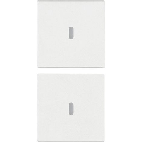 VIMAR - 19751.B Dos medios botones 1M blanco personal neutro