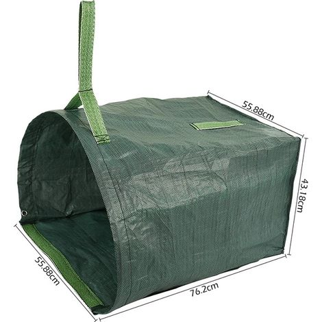 Sacs à déchets de jardin robustes, sacs poubelle de jardin avec poignées, sacs de construction polyvalents, sacs poubelle de jardin (1/5)