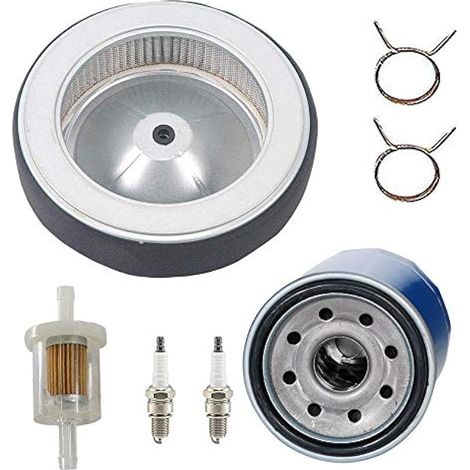 Compatible avec le filtre à huile GX630 Filtre à carburant Filtre à air Kit de bougies d'allumage pour Honda GX660 GX690 Pièces de tondeuse à gazon Neuf (1/4)
