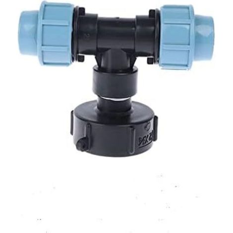 Adapter for IBC container, easy installation, convenient use, water tank fitting, high-quality, non-toxic plastic hose fitting (1/3)