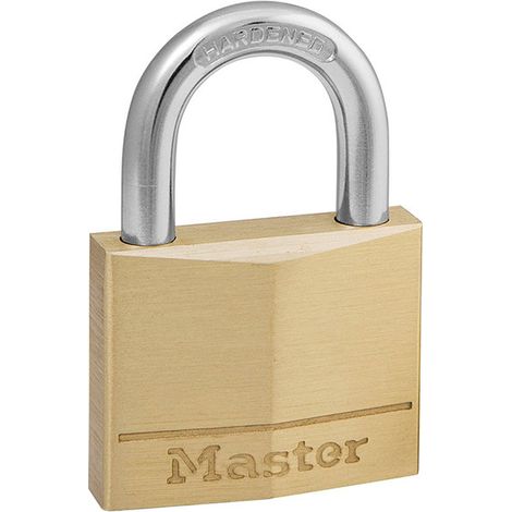 Master Lock 140EURD Solid Brass 40mm Padlock with 4-Pin Cylinder (Model MLK140)
