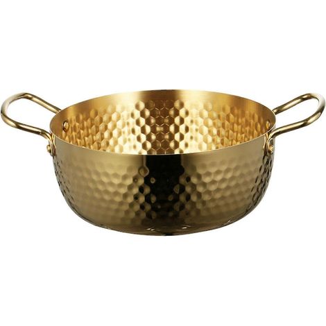 Koreanischer Ramen-Topf, Edelstahl-Kochtopf, schnellheizend, robustes Kochgeschirr, Ramen-Topf, Suppentopf-20cm (1/5)
