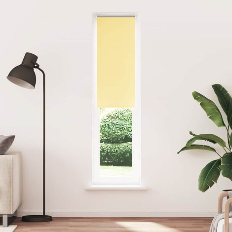 Maison Exclusive - Store enrouleur occultant jaune largeur du tissu 35,7 cm