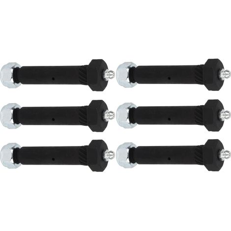 Boulon Humide pour les Yeux de la Remorque, Boulons de Suspension de Manèges de Mise à Niveau, Matériau en Acier à Haute Résistance, Longueur de 3 Pouces, 9/16 Pouces de (1/4)