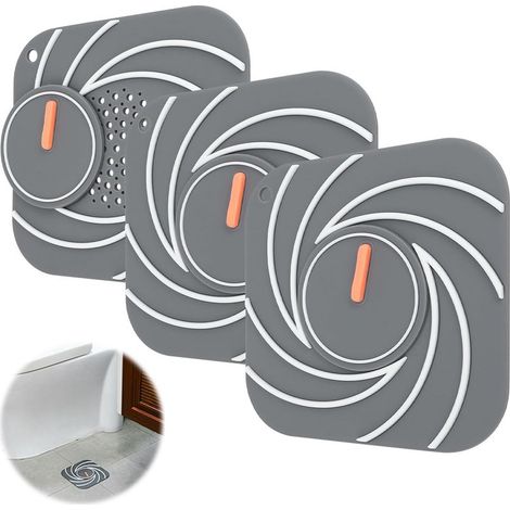 Filtre Evier Cuisine Silicone 15 cm, Anti Bouche Filtre a Cheveux de Baignoire -3 Pièces (1/5)