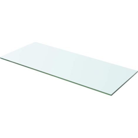 vidaXL Panneau pour étagère Verre transparent 60 x 20 cm (1/3)