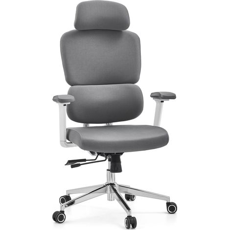 Bürostuhl / Drehstuhl ERGOMY WF2 Stoff grau hjh OFFICE (1/5)