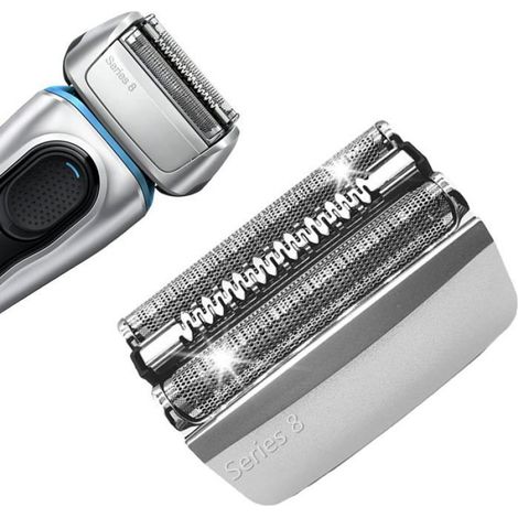 Tete Rasoir Electrique - Acier Inoxydable - Compatible Braun Series 8 - 83M - 1 Unite (1/3)