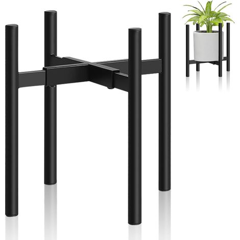 Support Jardiniere Balcon,Support Plantes Interieur, réglable étagère Plante en Métal,Porte Plante Interieur, l'intérieur, tabouret à plantes,étagère à plantes pour balcon,jardin (1/5)