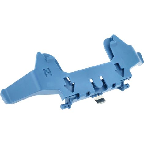 vhbw Beutelhalter kompatibel mit Miele S8310, S8320, S8330, S8340, S8360 Staubsauger - Aufnahme für Staubbeutel, Blau