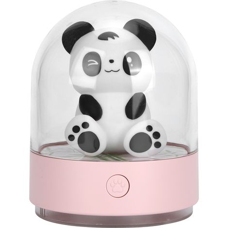 Schreibtischlampe für Studentenwohnheime, Aromatherapie, kleines Nachtlicht, Lesebrille, USB-Ladefunktion, pink (1/5)