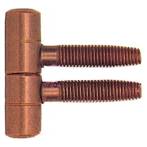 Blister cerniera anuba acciaio ottonato d 16 mm. 2 pezzi (1/2)