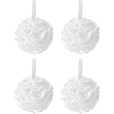 Gant Exfoliant En Filet - Éponge Douce Pour Corps Visage Mains - Nettoyage Profond Peau Mortes - Lot De 4 (1/5)