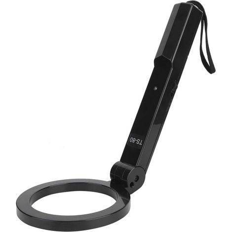 Détecteur de métaux portable, Détecteur de métaux professionnel pour adultes et enfants avec vibration, lumière LED, alarme sonore, Léger et à piles (1/5)