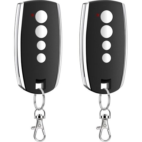 433.92MHz Telecommande Portail, 4 Canaux Telecommande Porte de Garage Compatible avec King Gates STYLO2K STYLO4K Stylo, Codes Roulants Bip De Porte De Garage, Lot de 2 (1/5)