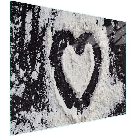 TAGLIERE IN VETRO 52x30 CUORE (1/5)
