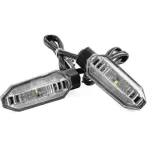 Feux clignotants à LED ambrés compatibles avec les motos Honda CRF1100L, CRF300L, CB500X, CBR500R, NC750X et CB750. (1/5)