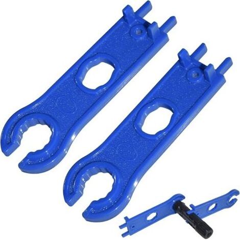 Kit de clés solaires (2 pièces), outils de montage pour panneaux photovoltaïques, compatibles avec câbles et connecteurs PV (1/5)