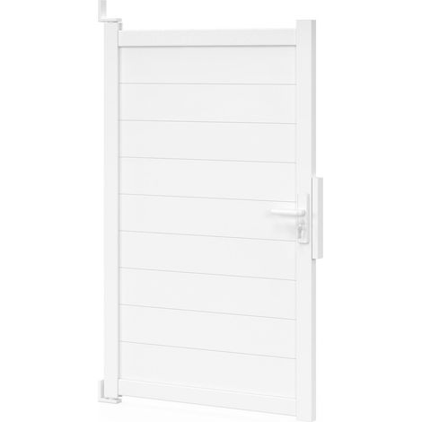 100x160 cm porta a battente in alluminio bianco