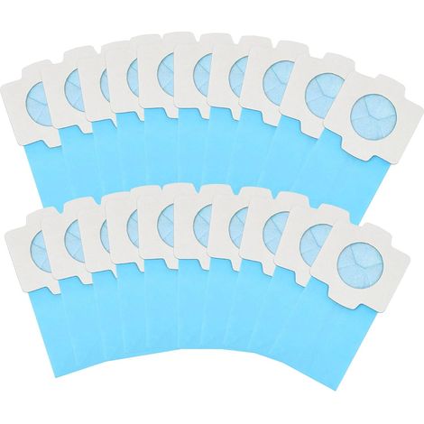 Sacs Aspirateur Papier - Lot de 20 - Compatible Makita DCL182 CL107 - Filtration Efficace - Pour Atelier Et Maison (1/4)