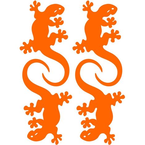 Adesivo Rifrangente Geco (Arancione) (1/5)