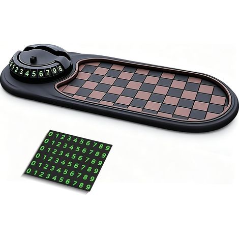 Tapis antidérapant multifonction pour voiture, support pour téléphone en silicone, idéal pour décorations auto, lunettes et smartpho (1/5)