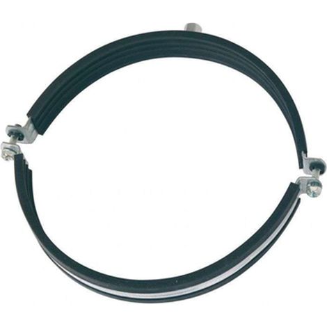 Atlantic – Collier de fixation murale 524163 – Antivibratile diamètre 100 mm – Pour espaces confinés – Haute qualité, emballé en France