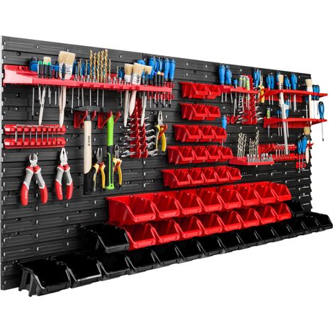 Pannello portautensili 172x78 cm, scaffale per officina/garage (1/5)