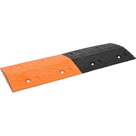 Seuil jaune et noir 97 x 32,5 x 4 cm Caoutchouc