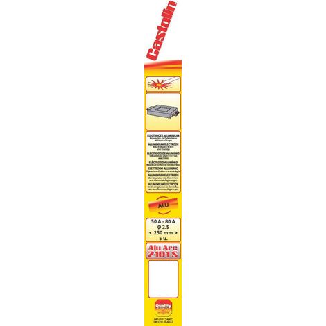 Castolin 2101 S electrodos de soldadura aluminio 2,5 mm