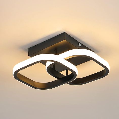 GOECO Modern LED Ceiling Light, Acrylic Ceiling Lamp 22W 2550LM, Ceiling Light for Dining Room, Kitchen, Studio, Warm White Light 3000K (1/5)