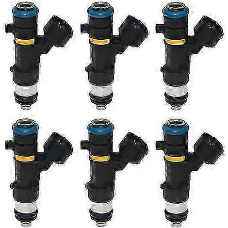 Lot de 6 injecteurs de carburant compatibles avec Nissan Murano 350Z, Infiniti G35, FX35, M35 V6 3.5L, modèles 0280158042P6 et 88593
