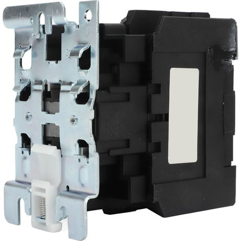 Contacteur tripolaire 95A, contacts argentés, tension d'isolation 690V, haute sensibilité, basse tension, bobine 220VAC, usage industriel. (1/5)