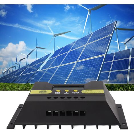 12V/24V MPPT-Solarladeregler mit adaptiver Lade-/Entladefunktion für Lithium-Säure- und Bleiakkumulatoren, universelles LCD-Display, 20A (1/5)