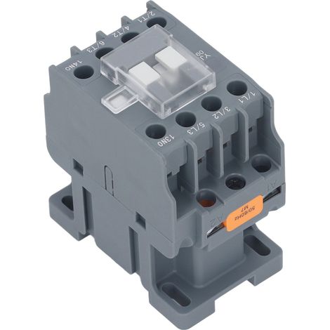 Contacteur CA à bobine de cuivre, normalement ouvert, à contacts argentés, 9 A, pour la sécurité, 110 V CA (1/5)