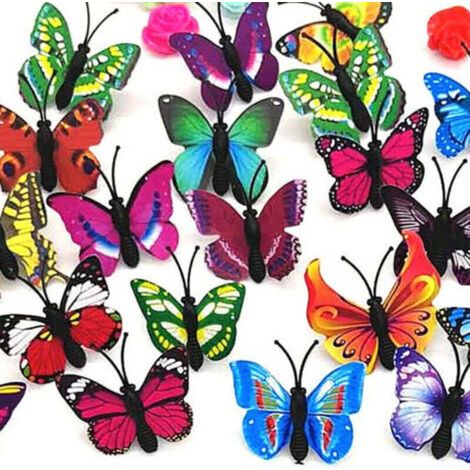 Punaises décoratives en métal pour tableau liège – 30 pièces papillons colorés, résistantes et discrètes, idéales pour photos, cartes et affichages