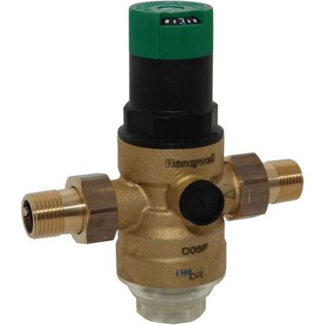 Honeywell Druckminderer D06F mit Einstellanzeige, Messing A, 3/4'', D06F-3/4A