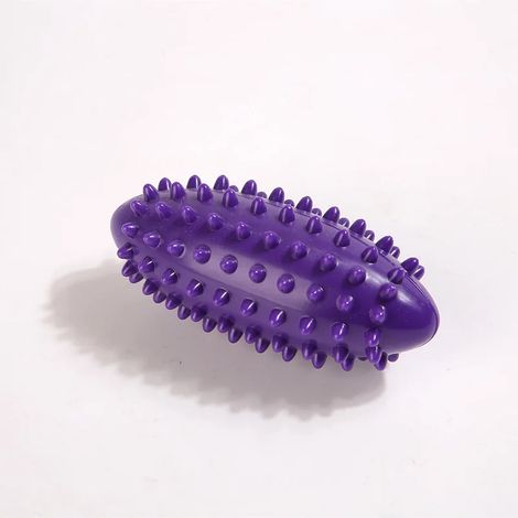 Balle de massage plantaire en PVC à picots, idéale pour soulager la douleur et détendre les fascias plantaires (fasciite plantaire, points de déclenchement, massage Shiatsu) 01394