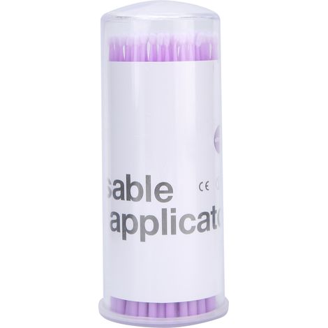 100 pièces Brosses à Dents Jetables Micro Applicateurs pour Soins Dentaires Accessoire Dentiste Violet (1/5)