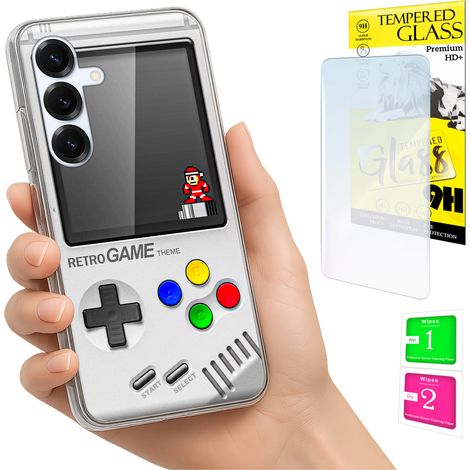 Custodia per Samsung Galaxy S25 FE, cover fotografica, cover posteriore + vetro 9H (1/5)