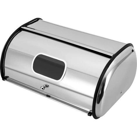 Brotkasten, Elegante Aufbewahrungslösung, Langlebiges Design, Silber, 1-stufig (1/2)
